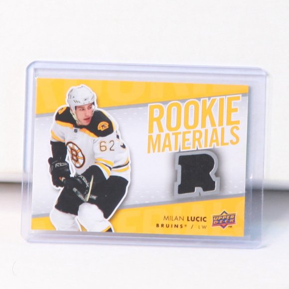 Milan Lucic Upper Deck Rookie Materials Jersey Hockey Card 2007/08 - Picture 1 of 2